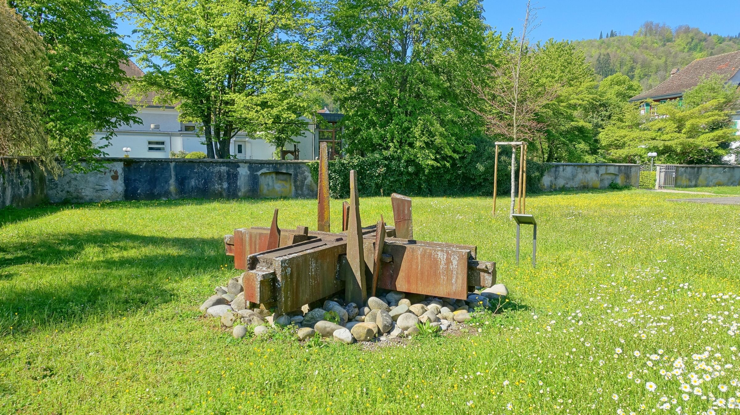 Erwin Rehmann, Liegendes Eisenkreuz, 1964 Expo Lausanne